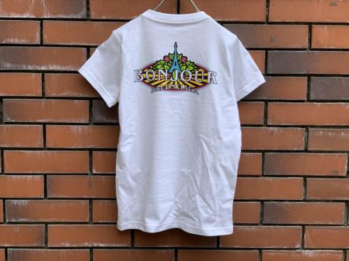 バレンシアガのボンジュールTシャツ