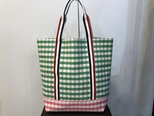 トム ブラウン ニューヨークのチェックトートバッグ　チェッククラッチバッグ