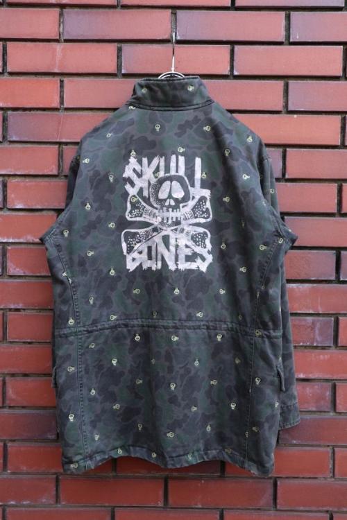 ダブルタップス x ア ベイシング エイプのSKULL　AND　BONES　CAMO　M‐65　JACKT