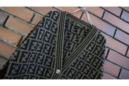 ヴィンテージズッカ柄カーディガンの方南町　トレファク