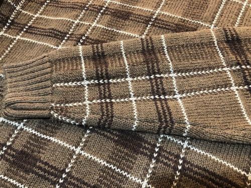 チェック柄ニットのメンズ　トレファクスタイル方南町店