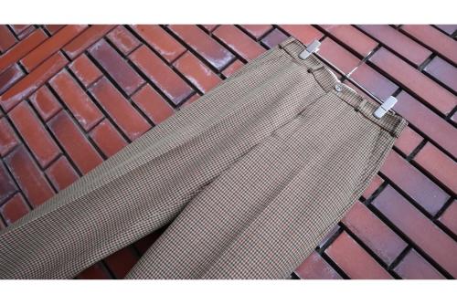 ハンドトゥースウールカフパンツの方南町　トレファク