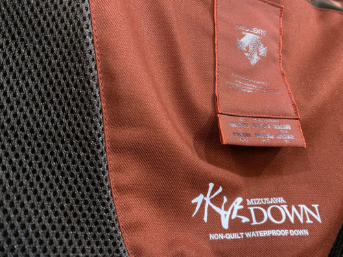 スポーツブランドのDESCENTE ALLTERRAIN × 水沢ダウン