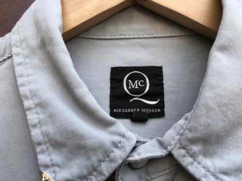 ペイント加工ウエスタンシャツのメンズ