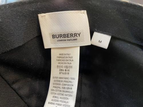 バーバリーのキャップ