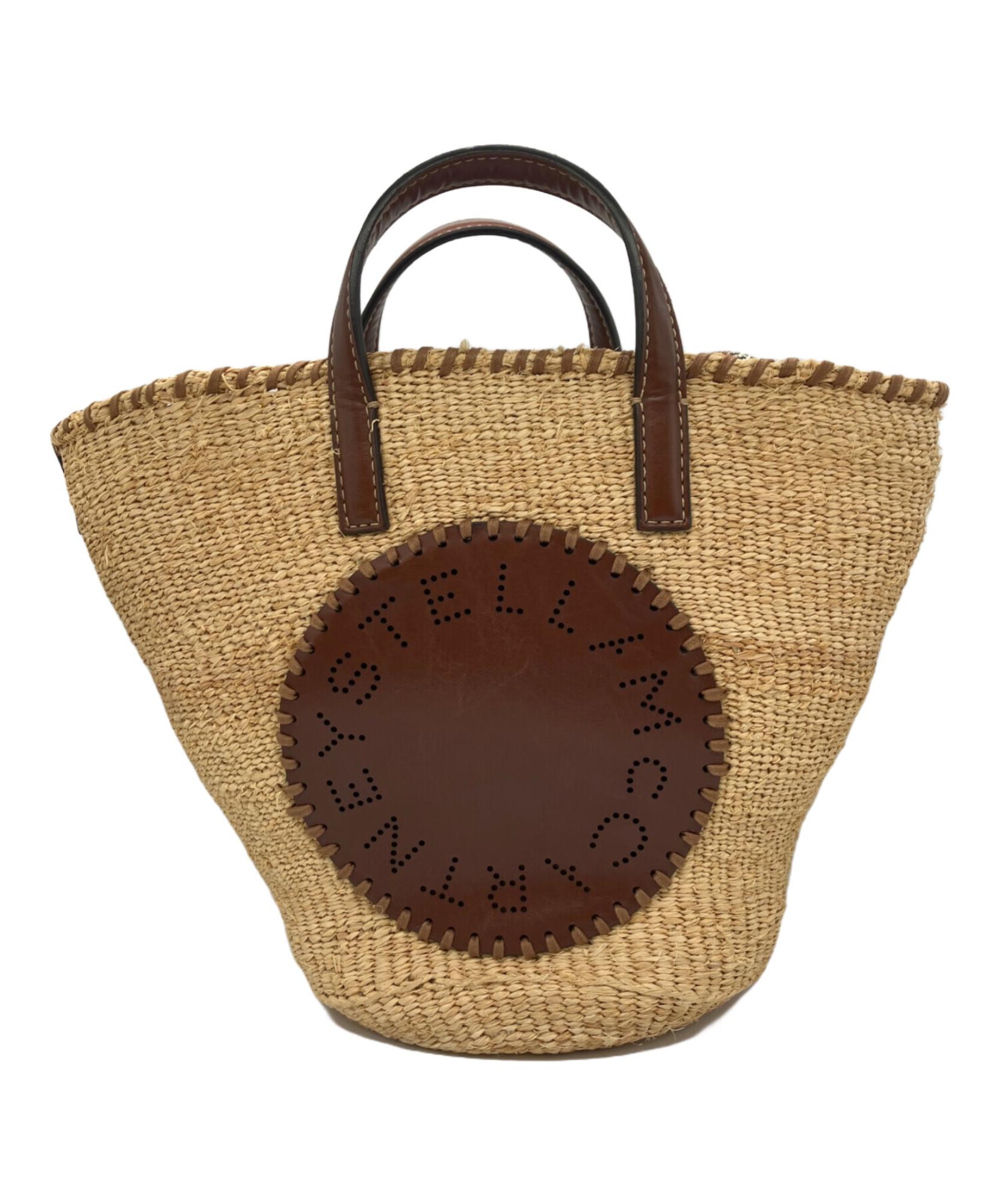 新品未使用！送料込み★Stella McCartney★ステラロゴラフィアバッグ STELLA McCARTNEY / ステラマッカートニー】2WAYラフィアバッグ | 夏の