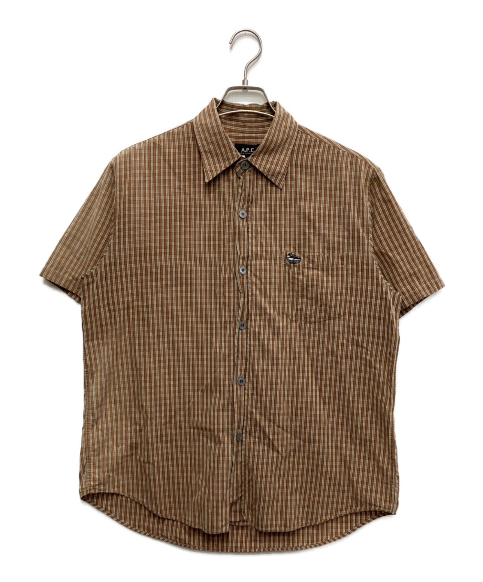A.P.C. / アーペーセー】半袖チェックシャツ | フレンチベーシックを 
