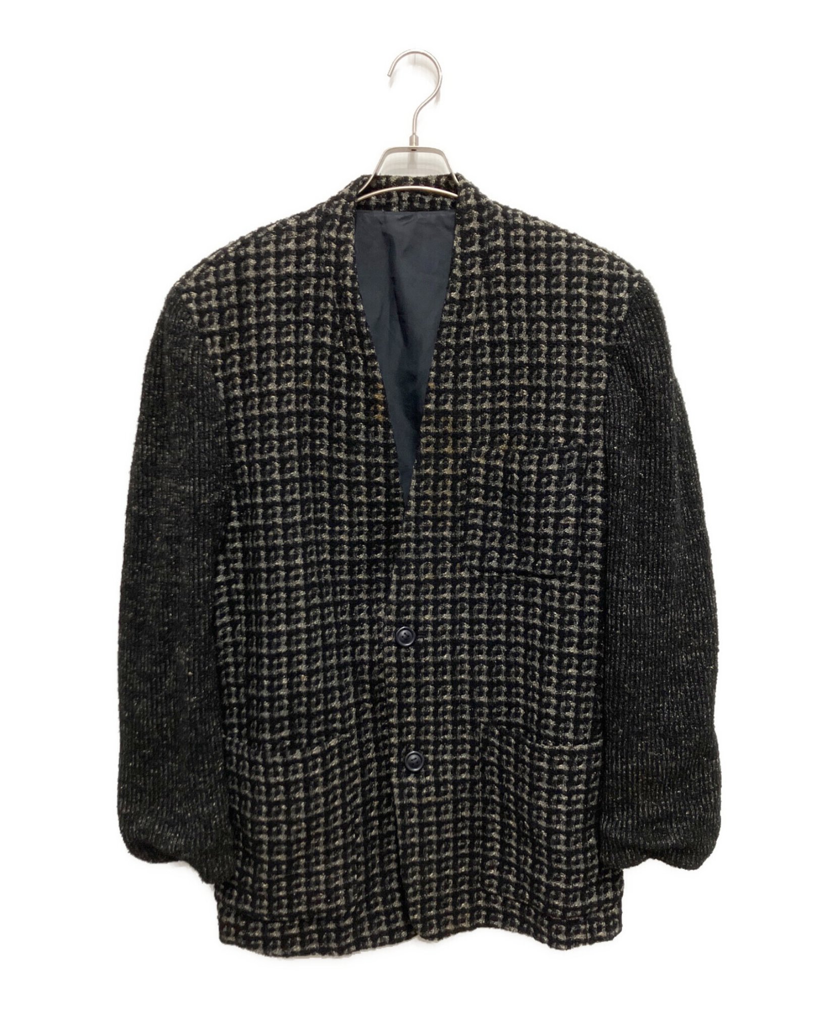 【希少】ISSEY MIYAKE MEN 70s 初期タグ ツイード ジャケット ISSEY MIYAKE MEN / イッセイミヤケメン】モードと和の美学が織りなす