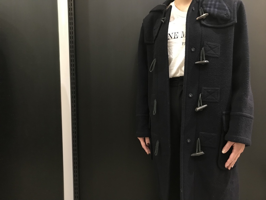 Burberry バーバリー ダッフルコート 黒 すべり M