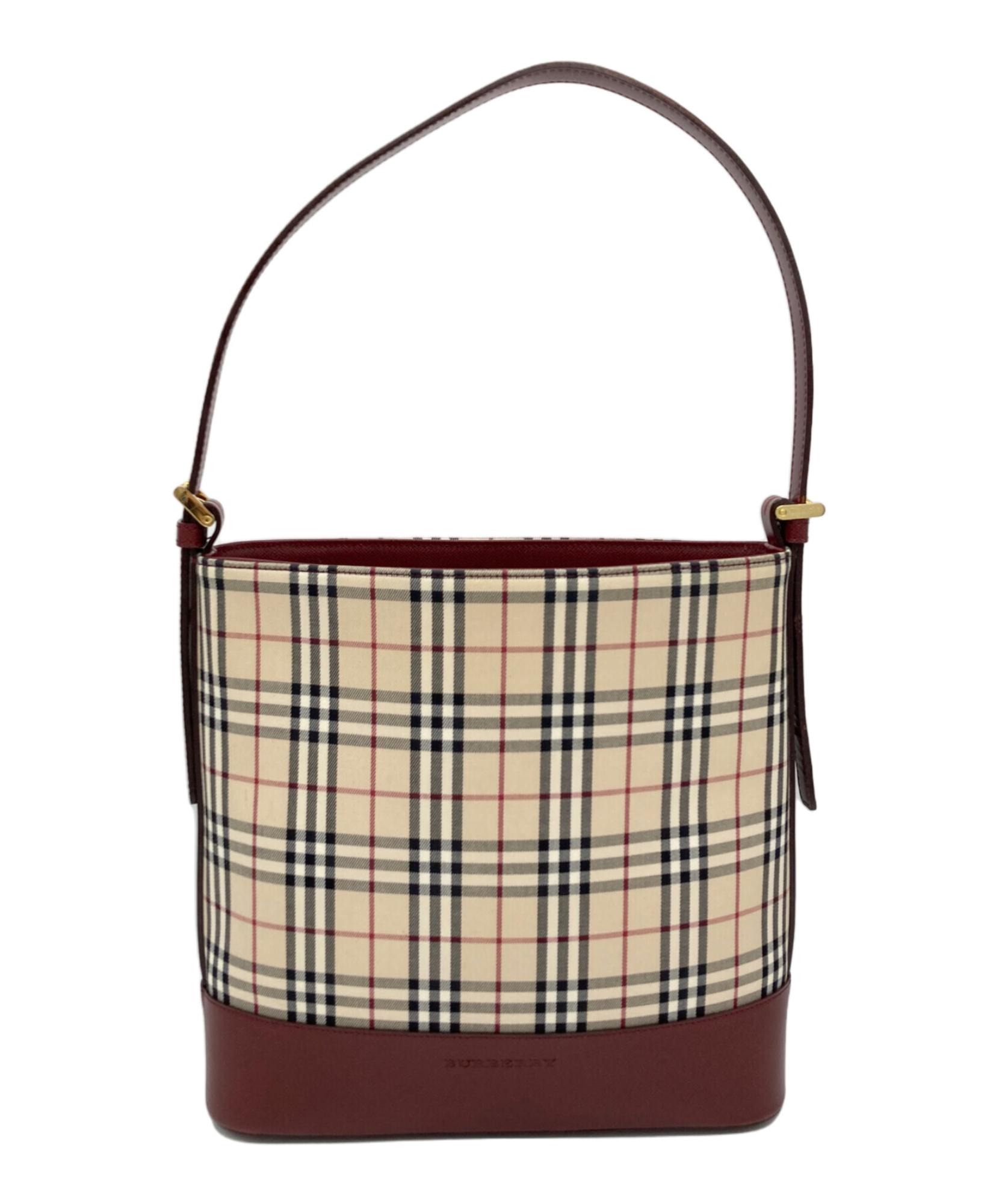 BURBERRY / バーバリー】ノバチェックワンショルダーバッグ | 長く