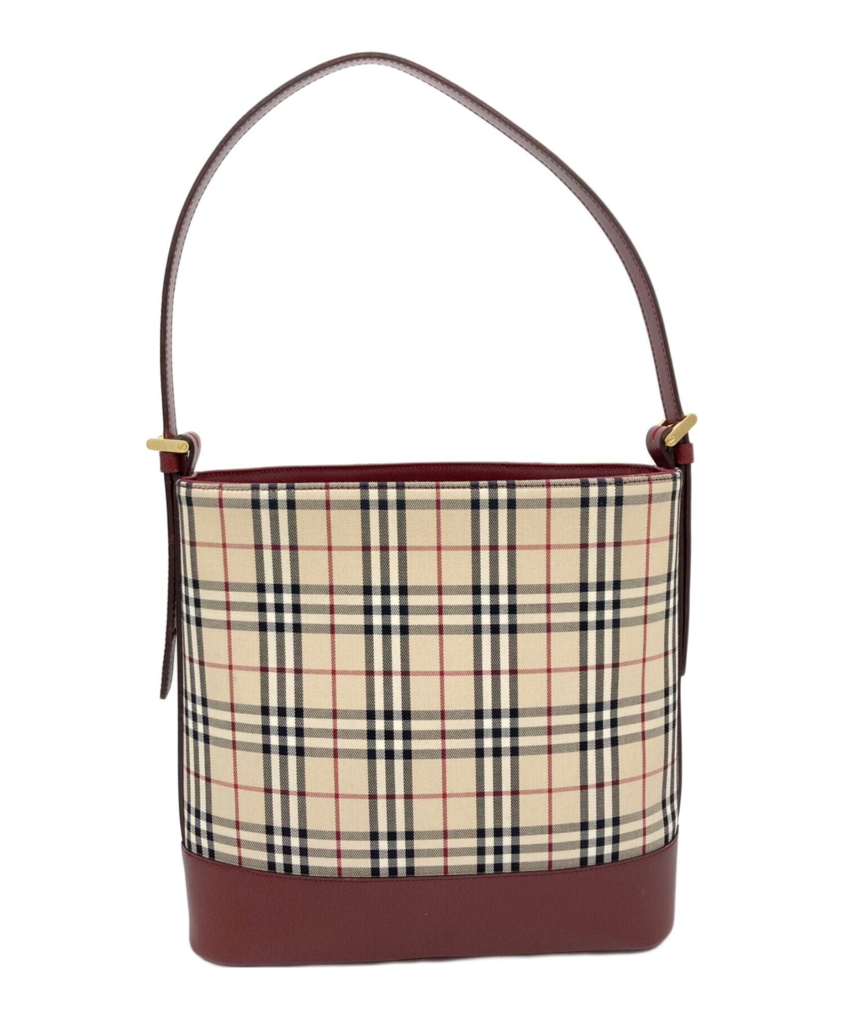 バーバリー ワンショルダー ボディバッグ ノヴァチェック柄 BURBERRY / バーバリー】ノバチェックワンショルダーバッグ | 長く