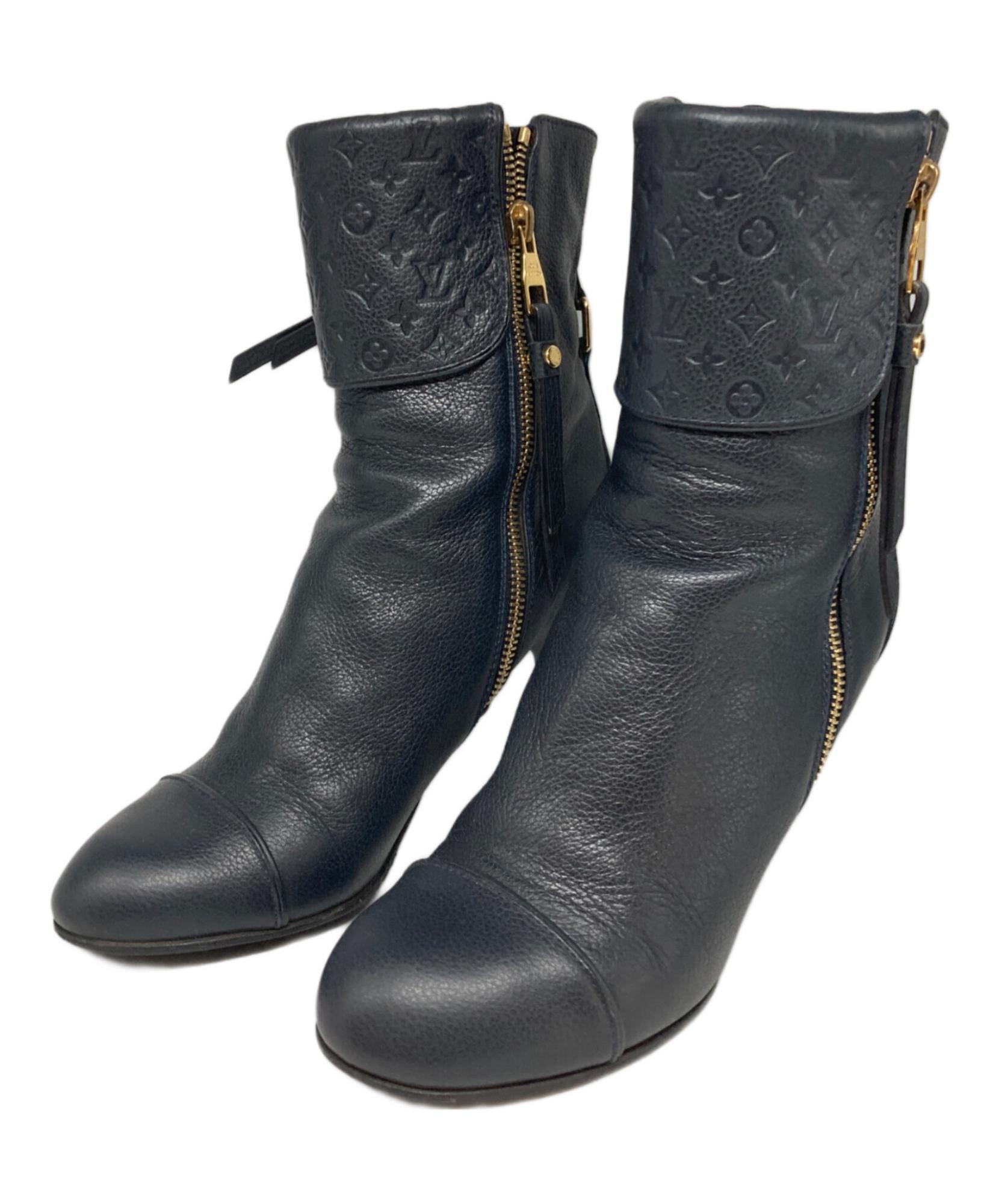 ⭐️LOUIS VUITTON アンクルブーツ⭐️ LOUIS VUITTON / ルイ ヴィトン】レザーアンクルブーツ | 足元から洗練