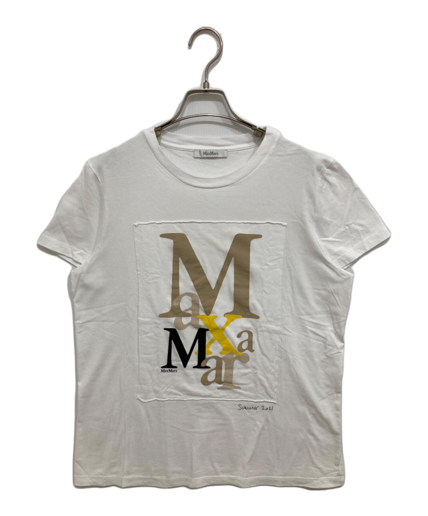 MaxMara / マックスマーラ】レタリングプリントTシャツ | 洗練された