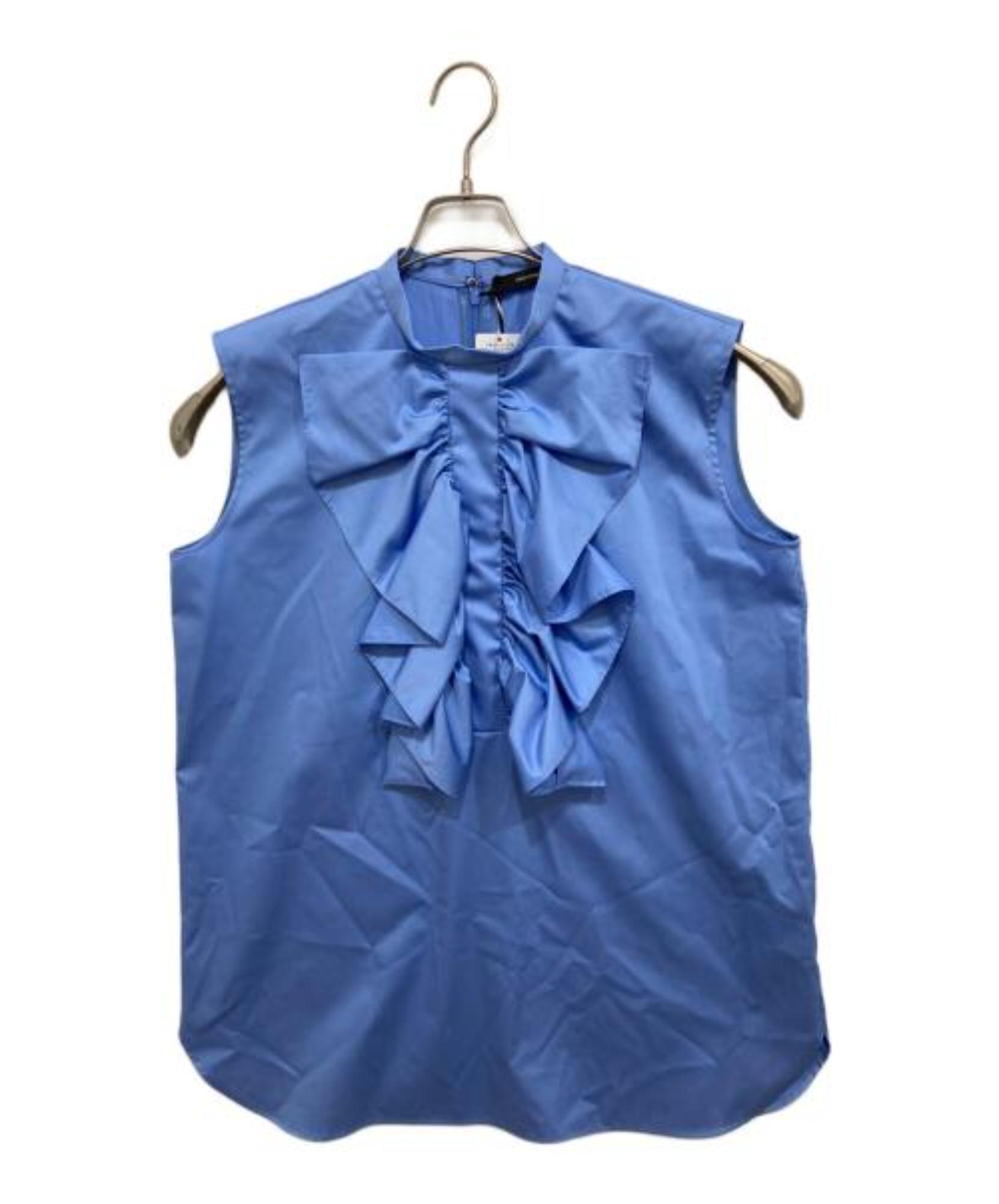 YOKO CHAN / ヨーコチャン】ボリュームラッフルコットンブラウス