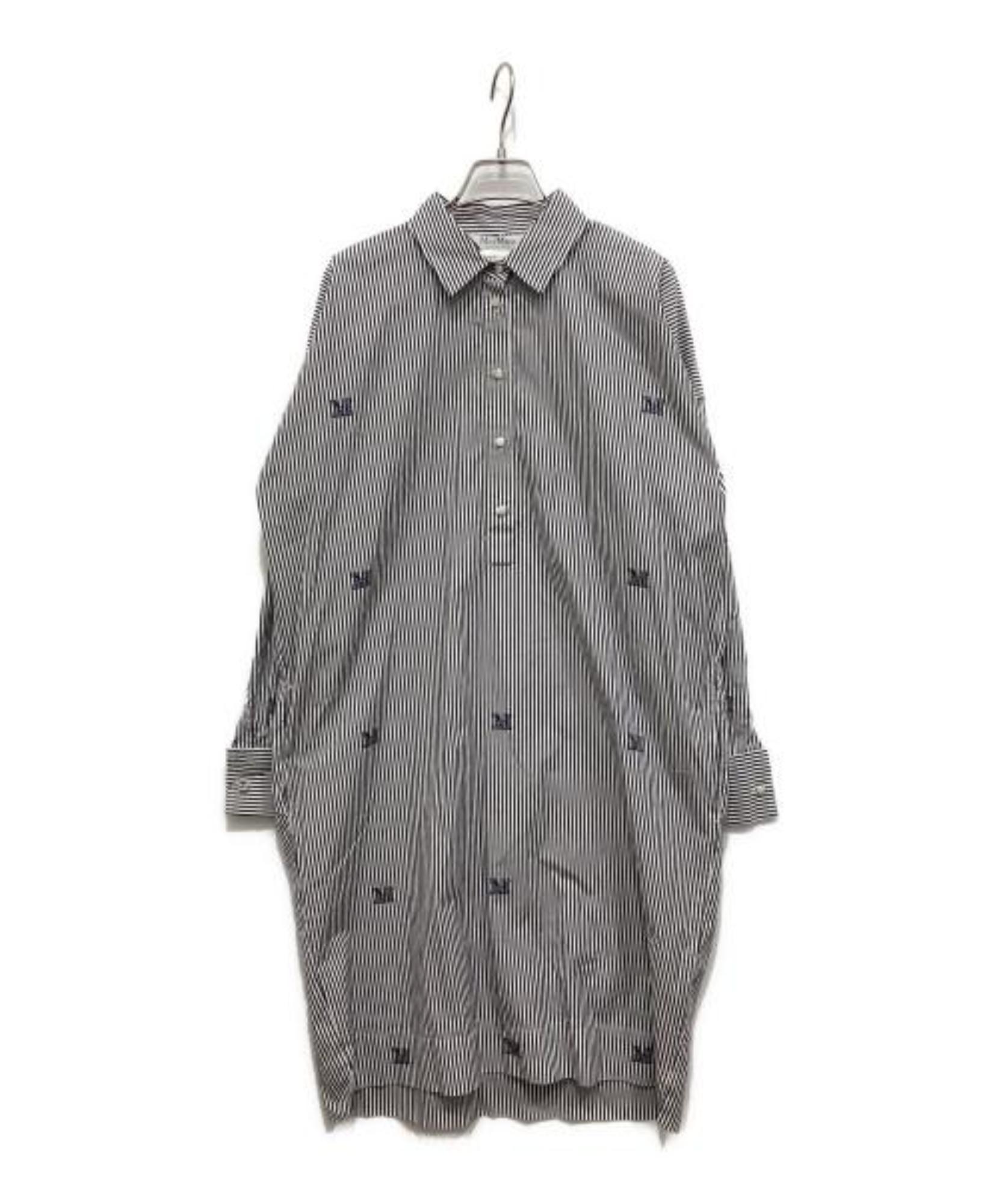 MaxMara / マックスマーラ】洗練されたストライプシャツワンピース