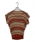 【新品同様】イッセイミヤケ FETE 半袖 ハイネック 総柄 プリーツ ISSEY MIYAKE FETE / イッセイミヤケフェット】ハイネックカットソー