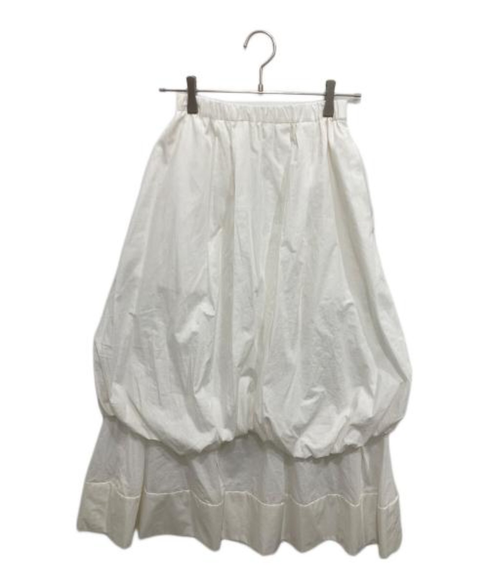 ENFOLD / エンフォルド】TUCK-HEM SKIRT | 洗練された立体シルエットと