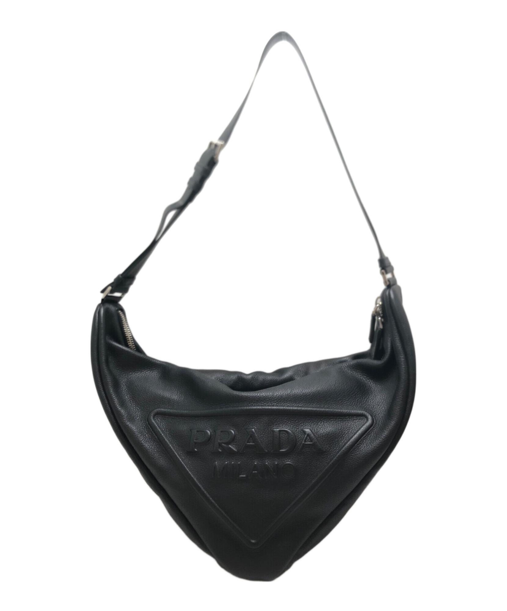 PRADA / プラダ】□□トライアングルロゴヴィッテロダイノショルダー PRADA / プラダ】□□トライアングルロゴヴィッテロダイノショルダー