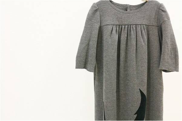 ミナペルホネンのフロッキープリントワンピースの入荷です
