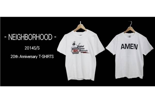 NEIGHBORHOOD 20周年　限定100枚　Tシャツ NEIGHBORHOOD(ネイバーフッド）20周年記念の100着限定Tシャツ入荷