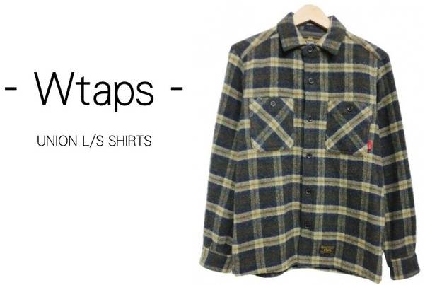 トップス WTAPS 13AW UNION L/S FLANNEL SHIRT W)taps - Wtapsチェックシャツ lM WTAPS UNION バッファロージャケット