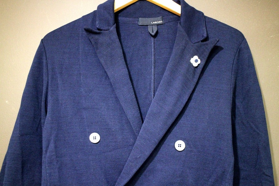 LARDINI ラルディーニ ニットタイ ピンク イタリア製 絹