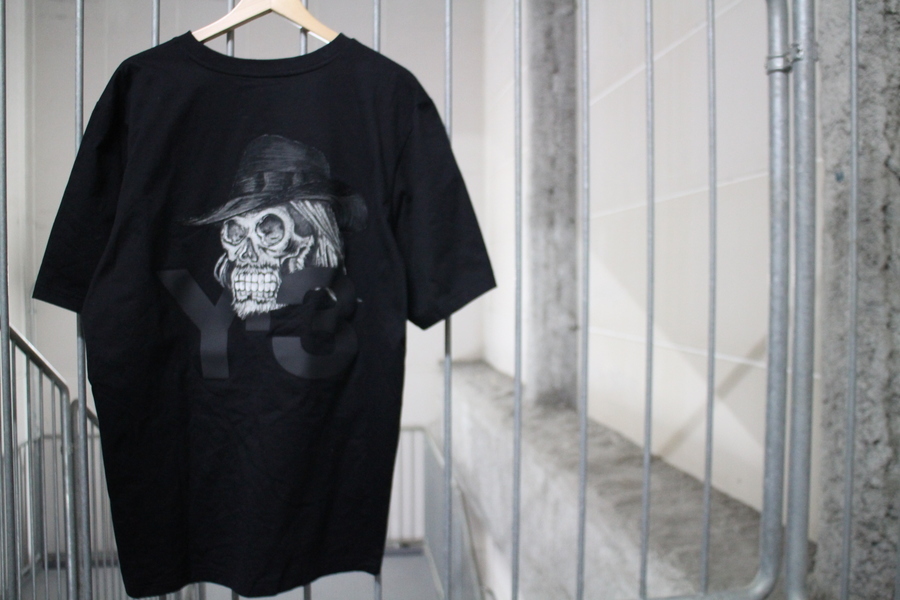 【関税込】新作◆Y-3 ワイ・スリー◆ヨウジ スカル ロゴ Tシャツ org.jpg