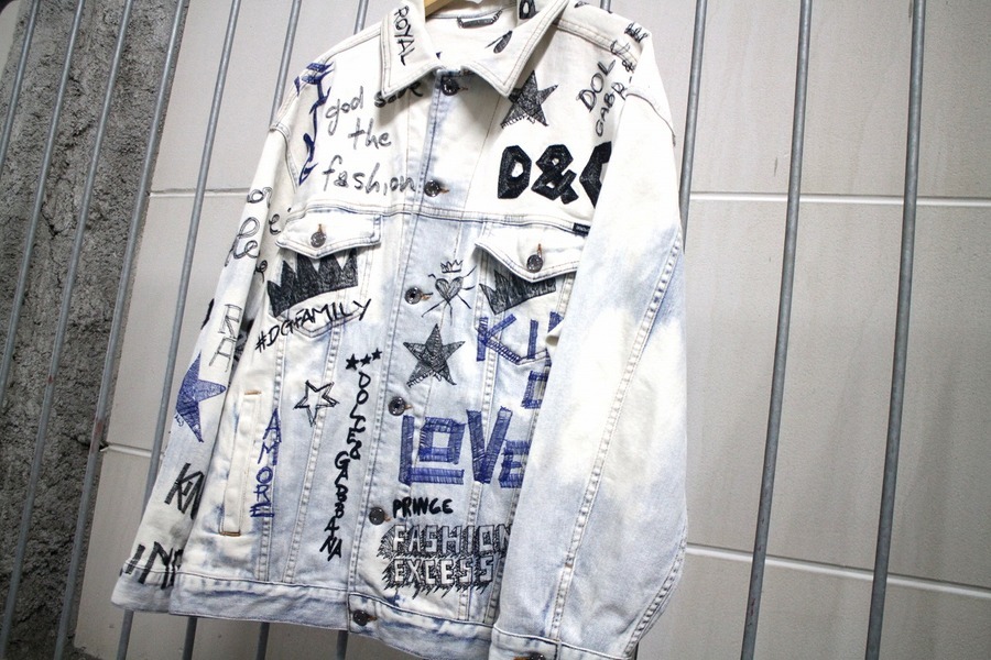 DOLCE&GABBANA/ドルチェ＆ガッバーナ】19SSペイント加工デニム 