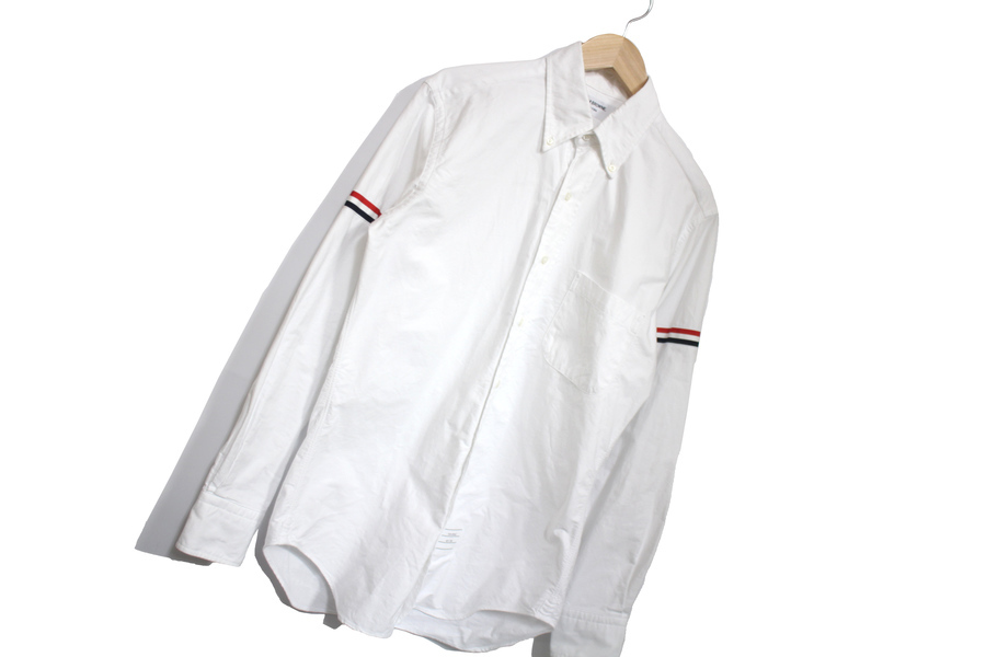 【専用】トムブラウン オックスフォード シャツ トリコロール アームバンド M Thom Browne/トムブラウン】より、グログラン アームバンド