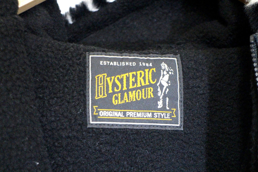 HYSTERIC GLAMOUR  DAMNED 刺繍 フーデッドブルゾン　完売