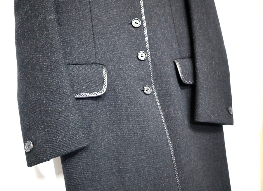 定価30万　prada レザー　トレンチコート　ジャンク Prada レザーコート | ブラック | FARFETCH JP