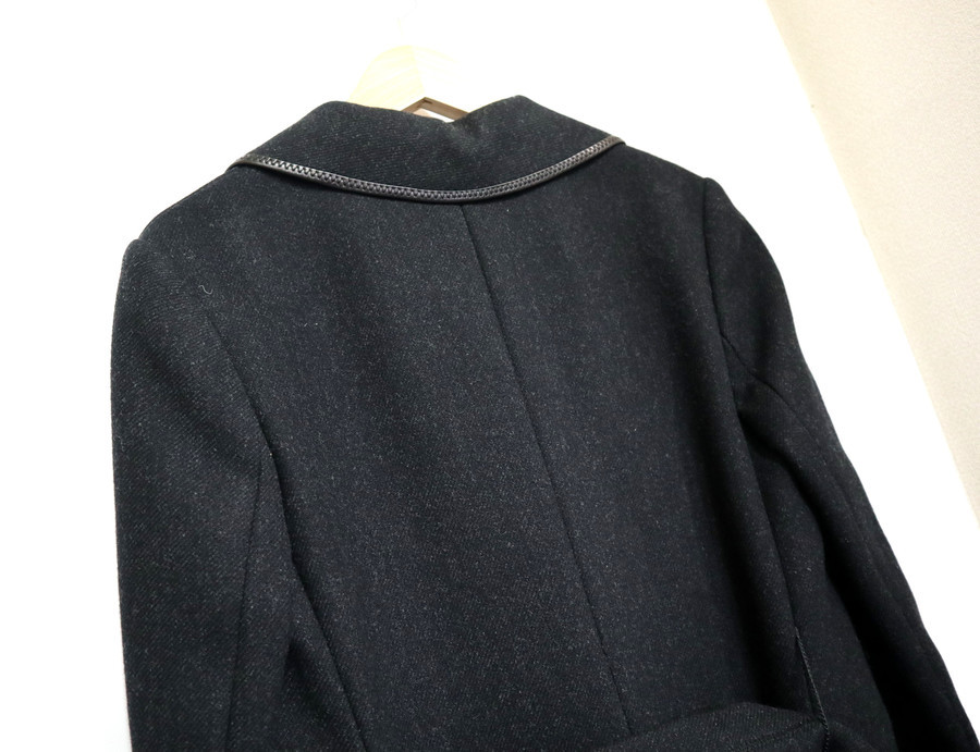 PRADA/プラダ】よりレザーパイピングコートが入荷致しました