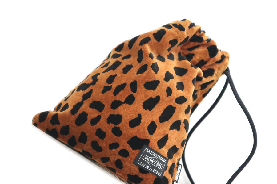 WACKO MARIA LEOPARD SHOULDER BAG