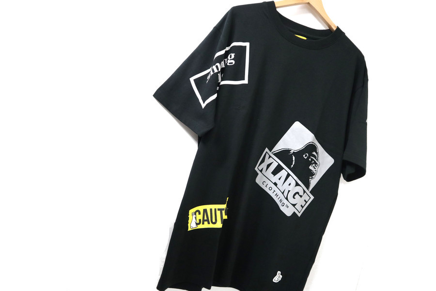 XLARGE FR2 黒半袖Tシャツ　L 未使用新品　エクスラージ　ファッキンR