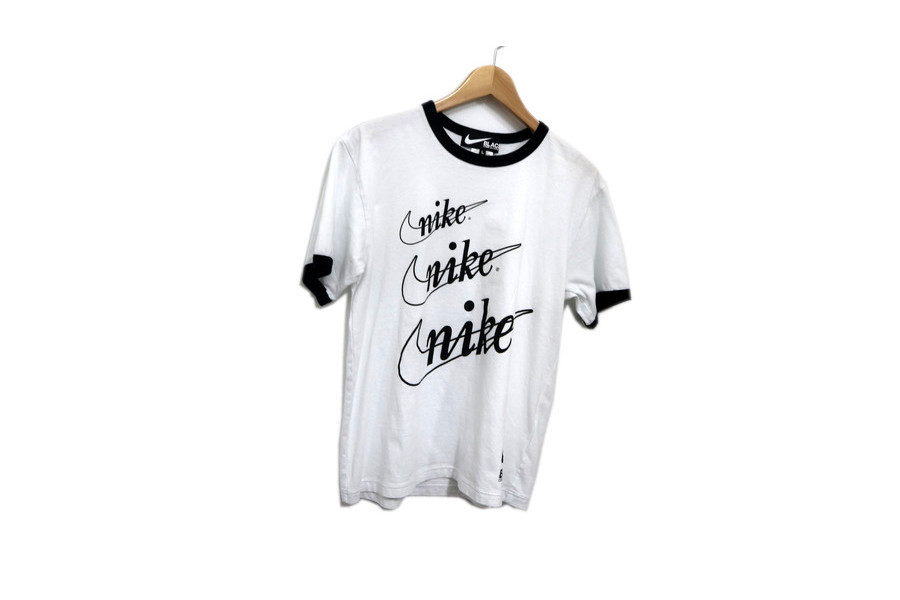 NIKEコラボレーションプリント リンガーTシャツ コムデギャルソン