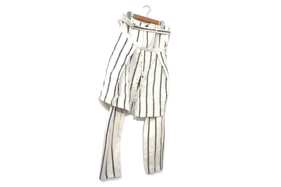 sacai/サカイ】より、ストライプウールレイヤードパンツを買取入荷致し 