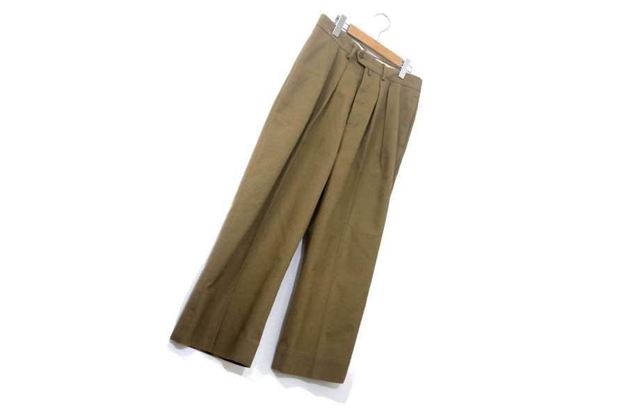 NEAT Hopsack Wide ニート ホップサック ワイド カーキ 46 NEAT