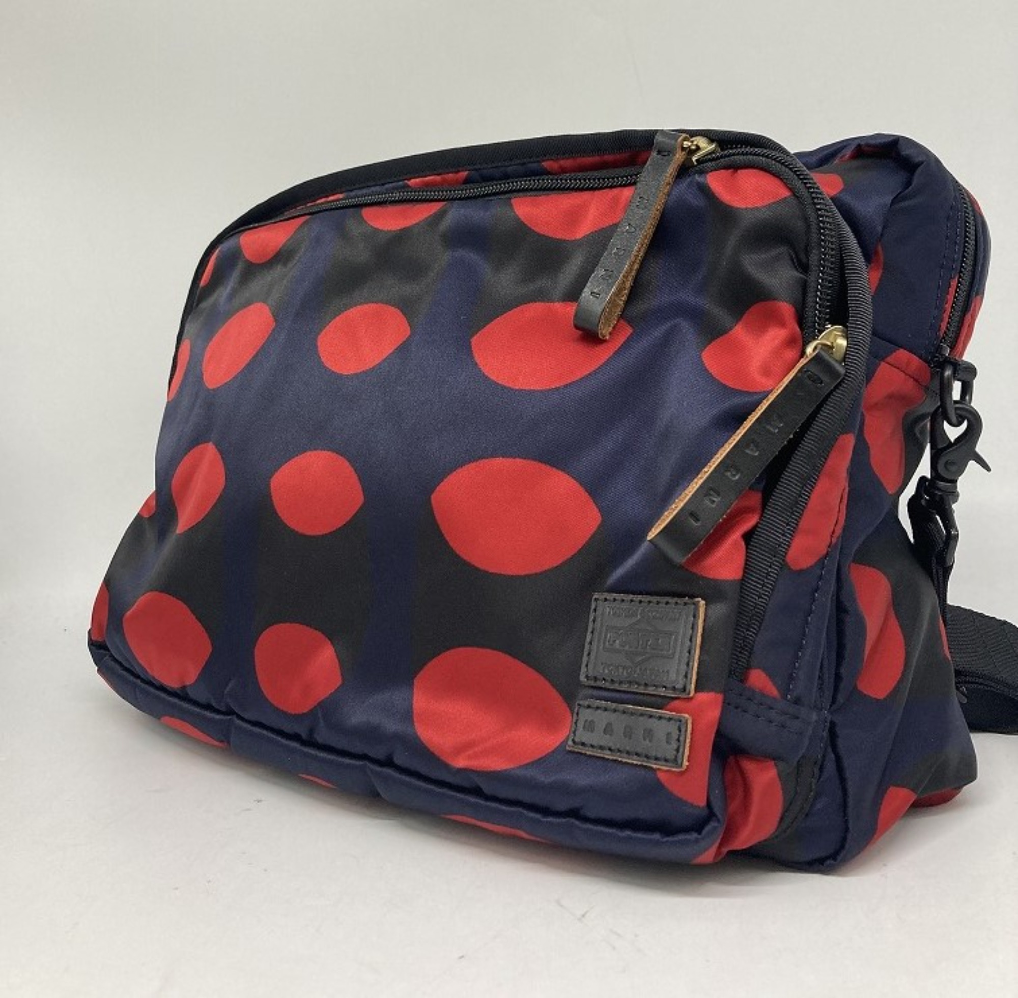 お値下げしました‼️マルニ×ポーター 2wayドット柄リュック M A R N I