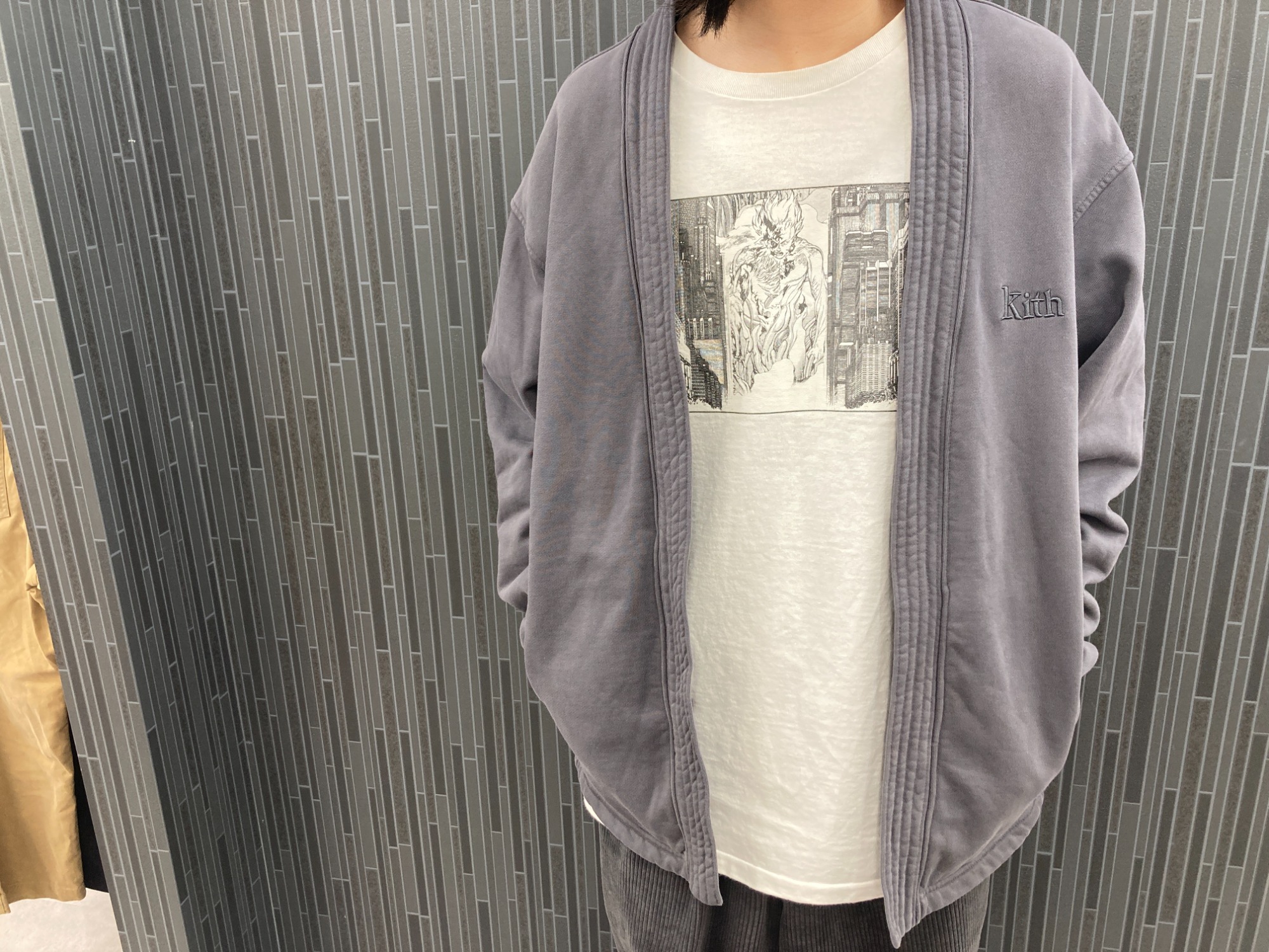 ストリートブランド【KITH/キス】よりレイヤードジップパーカー