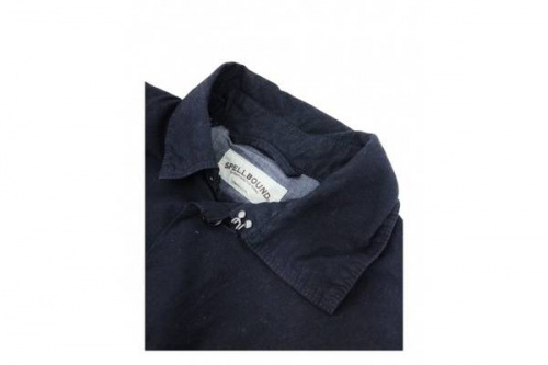 ステンカラーコートのアメカジ