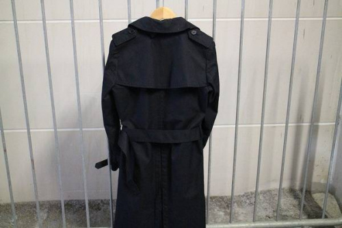 デニムジャケットのトレンチコート