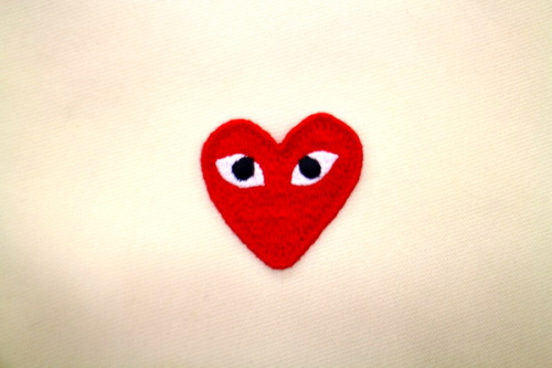 プレイコムデギャルソンのジップパーカー