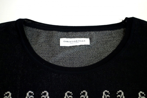 クリスチャンダダのオーバーサイズニット