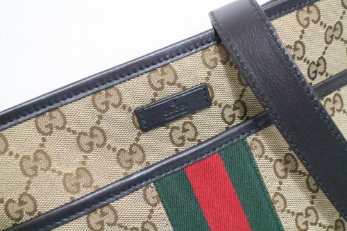 GGキャンバスショルダーバッグのシェリーライン