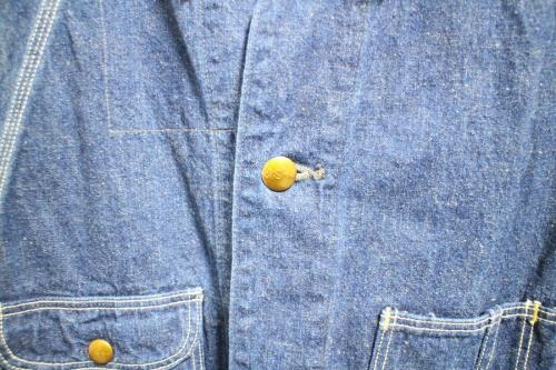 デニムカバーオールのメンズ