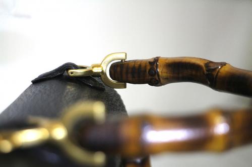 バンブーハンドルハンドバッグのレディース