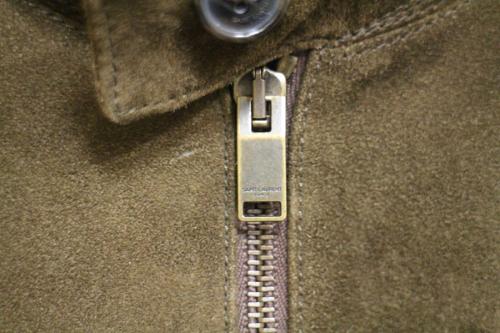 サンローランのアビエータースウェードシングルジャケット