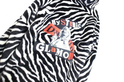 ヒステリックグラマーのDAMNED刺繍フーデッドブルゾン