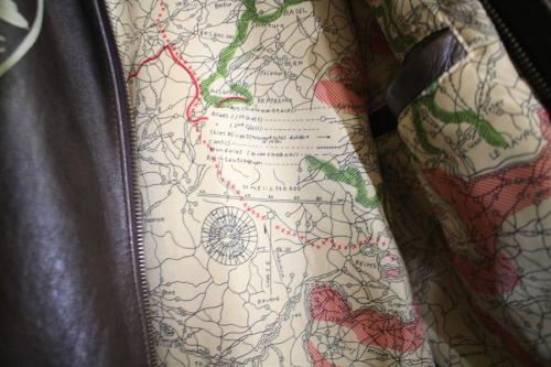 バックペイントA-2フライトジャケットのSleepy Time Gal