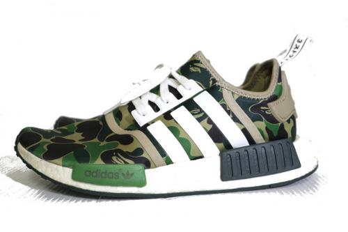 アディダス×ア ベイシング エイプのNMD R1 BAPE